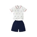歐美夏季中小童POLO衫短褲兩件套裝-規格圖5