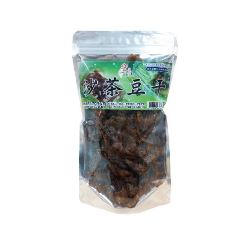 【寶島蜜見】沙茶豆干 200公克 (全素)●沙茶味●豆干●餅乾●零食●傳統●乾貨-細節圖2