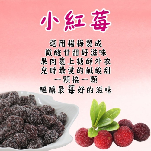 【寶島蜜見】小紅莓 200公克(全素)●寶島蜜餞●果乾 楊梅乾