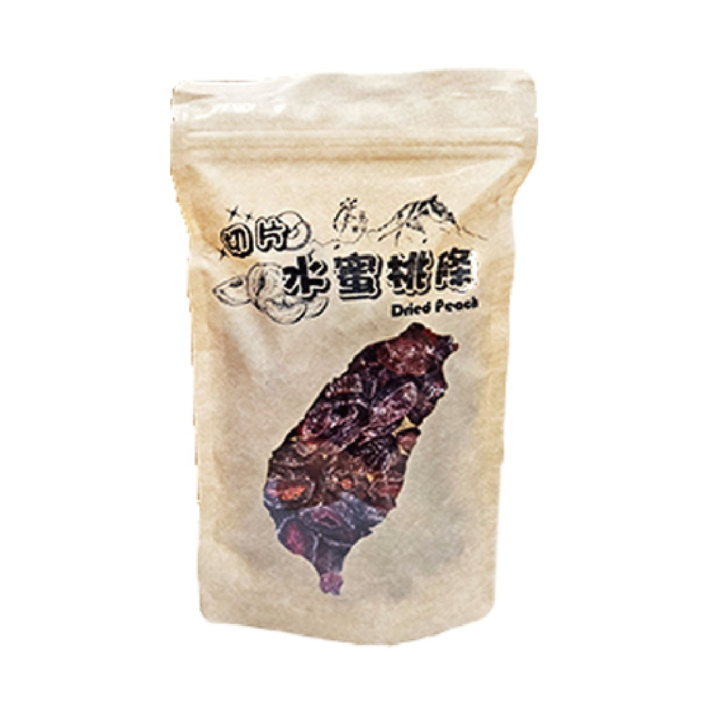 【寶島蜜見】切片水蜜桃條 200公克(全素)●水蜜桃●桃子●果乾●蜜餞●水蜜桃果乾-細節圖2