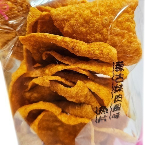 【寶島蜜見】蒙古烤肉風味魚片 80公克 海鮮 魚片 台灣小零食-細節圖3