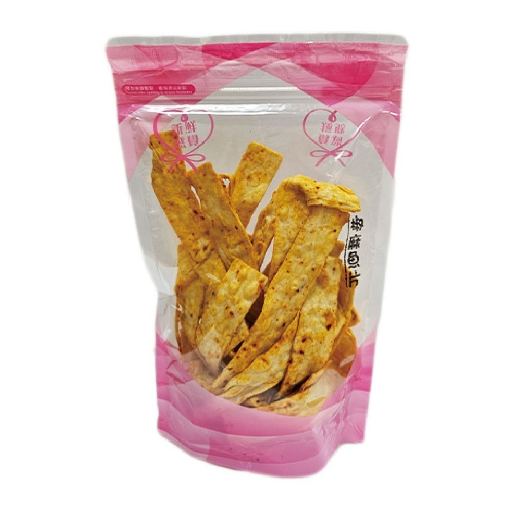 【寶島蜜見】鱈魚麻辣風味切片 80公克 海鮮 切片 台灣小零食-細節圖2