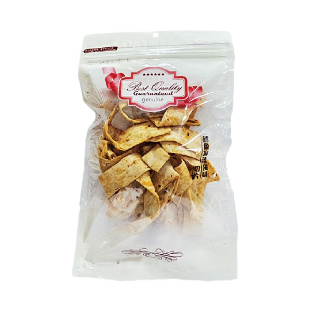 【寶島蜜見】鱈魚麻辣風味切片 80公克 海鮮 切片 台灣小零食-細節圖2