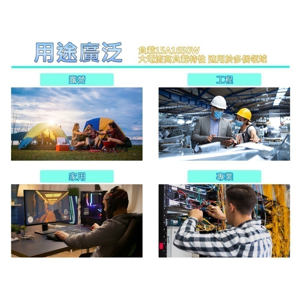 新e代 延長線 輪座 大電流15A 開關附燈 突波保護 過載保護 防火塑料 露營 工地 捲線 捲盤 收納 動力線-細節圖7