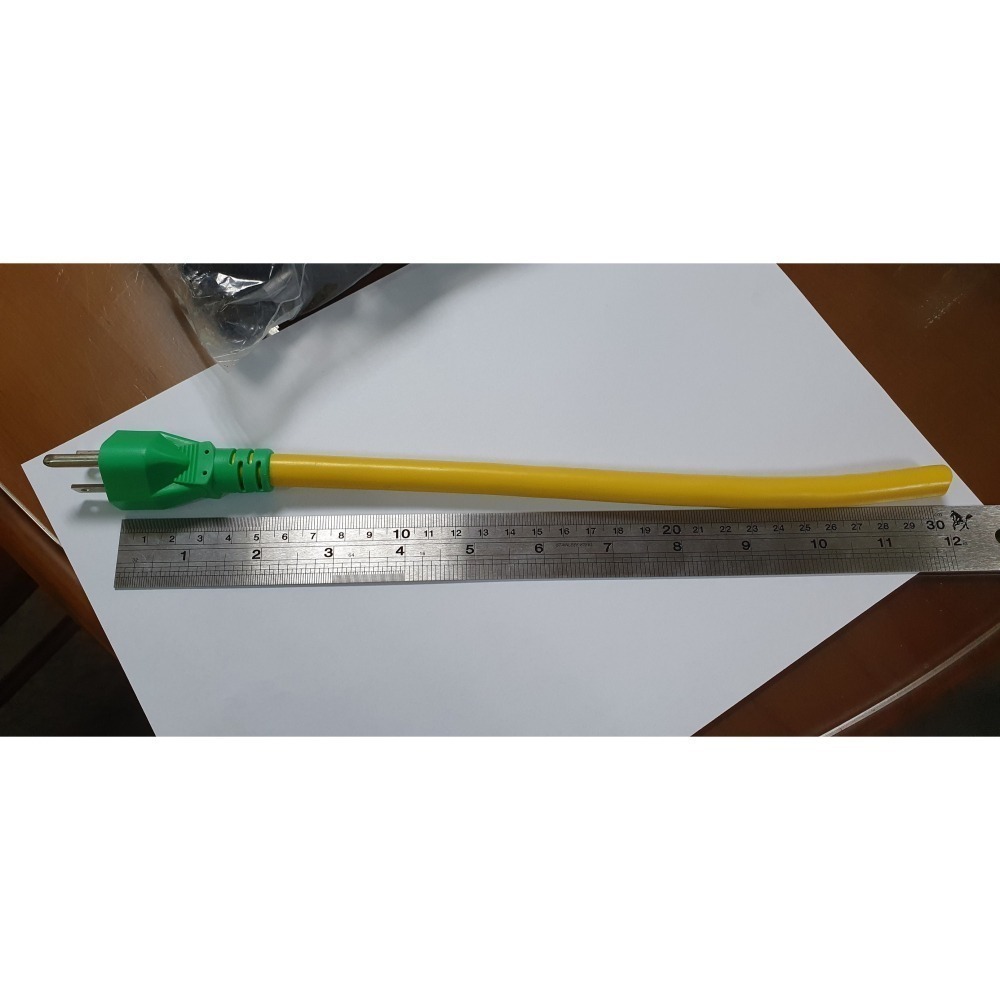 動力線 延長線 維修用插頭 無插座15A 約20+公分-細節圖2