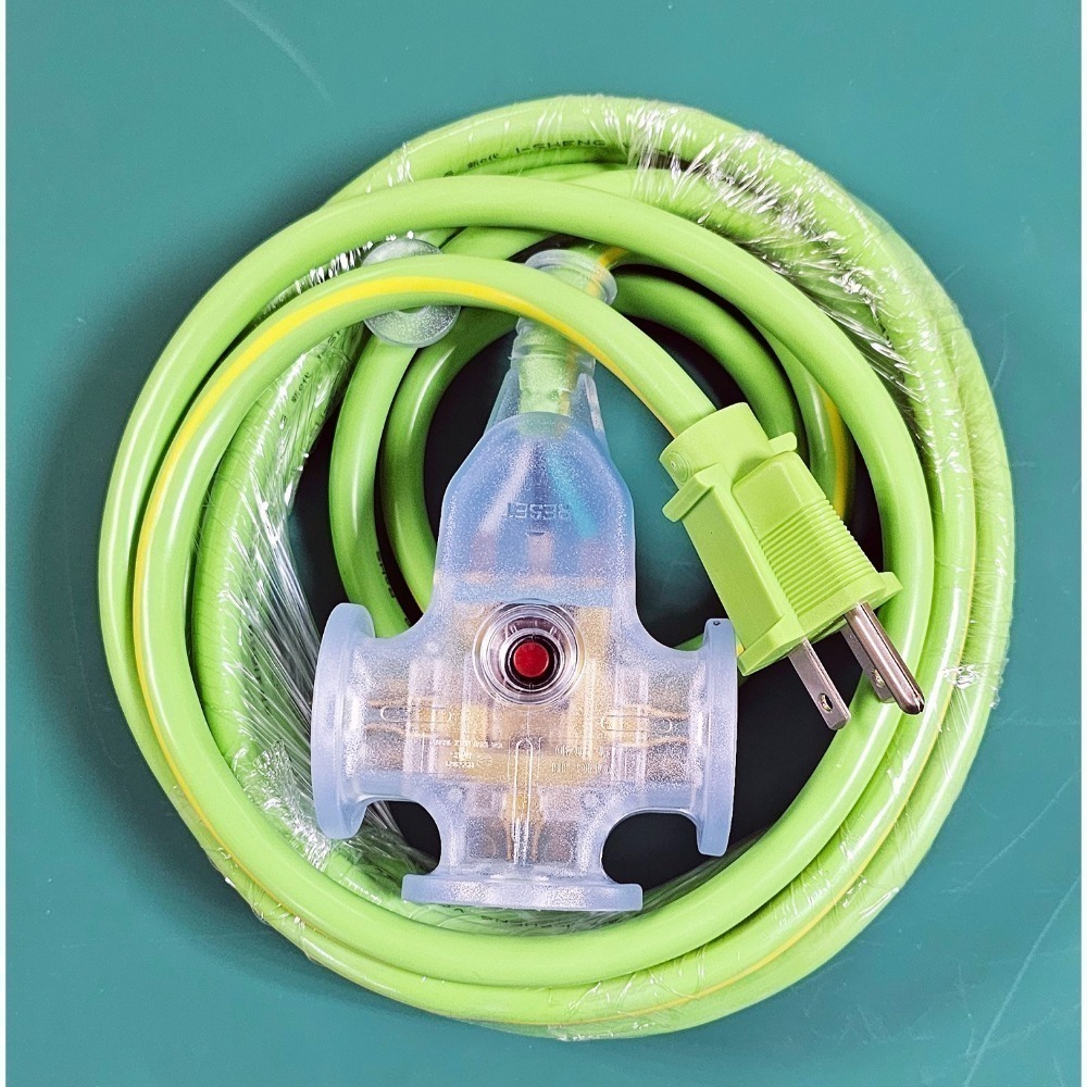 新e代 延長線 15A大電流 2孔 3孔接地 耐車壓 過載保護 雙層絕緣 防火塑料 台灣製造 認證合格 露營 動力線-規格圖10