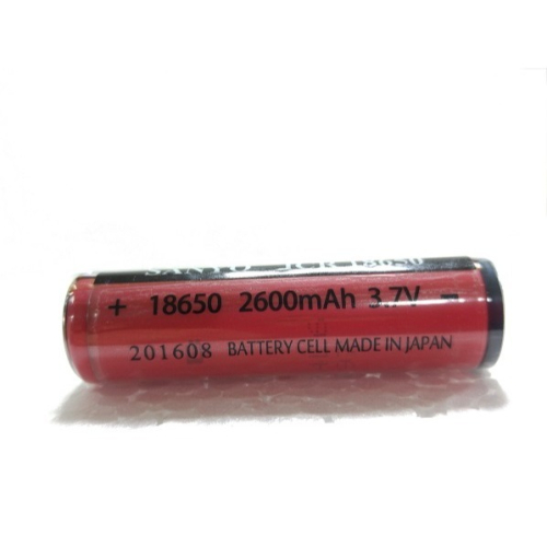 新e代 認證合格 18650 充電鋰電池 2600mAh 三洋電池芯 含凸點 附保護板 RoHS R38621