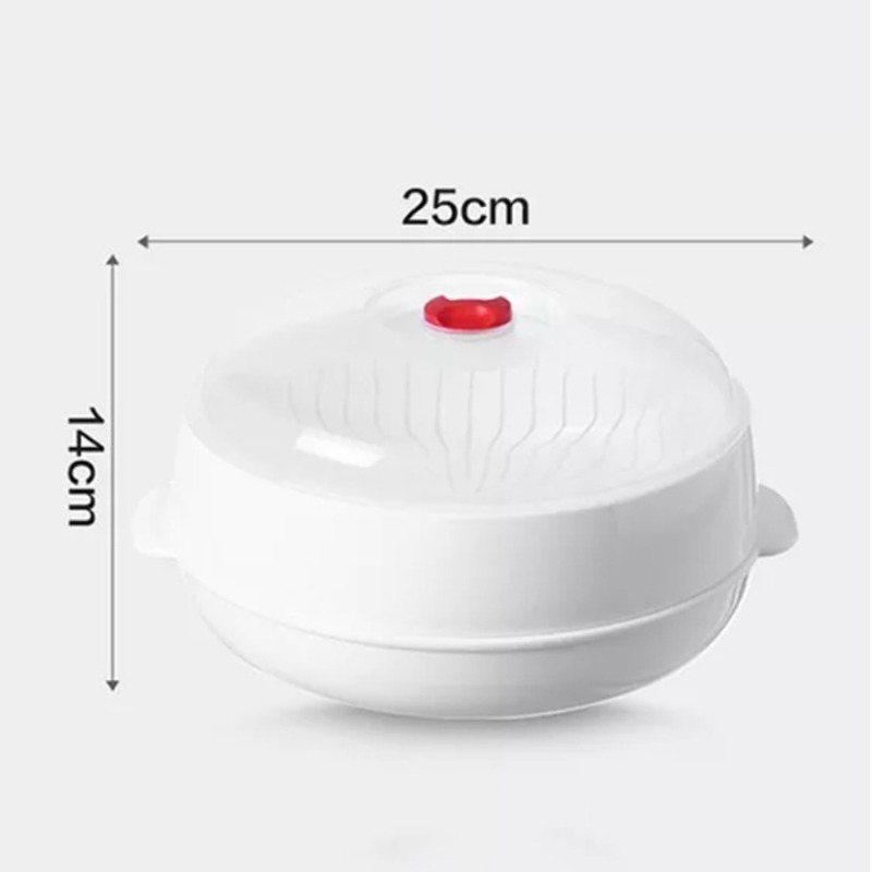 微波料理保鮮盒 微波爐蒸籠 蒸籠 蒸鍋 微波盒 廚房 料理用品 微波 鍋具 加熱 微波加熱 蒸餃 蒸粽子-細節圖9