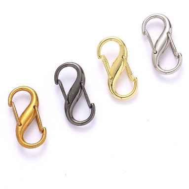 多功能扣 包包鍊條調節扣 S型彈簧扣 8字扣 調節扣 登山扣 包包調節扣 拉鍊 防盜扣 鍊子 背袋調節 S扣 合金扣-細節圖5