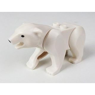 【樂高大補帖】白色 北極熊【6063332/16745/98295c01pb01/60062】AL-14