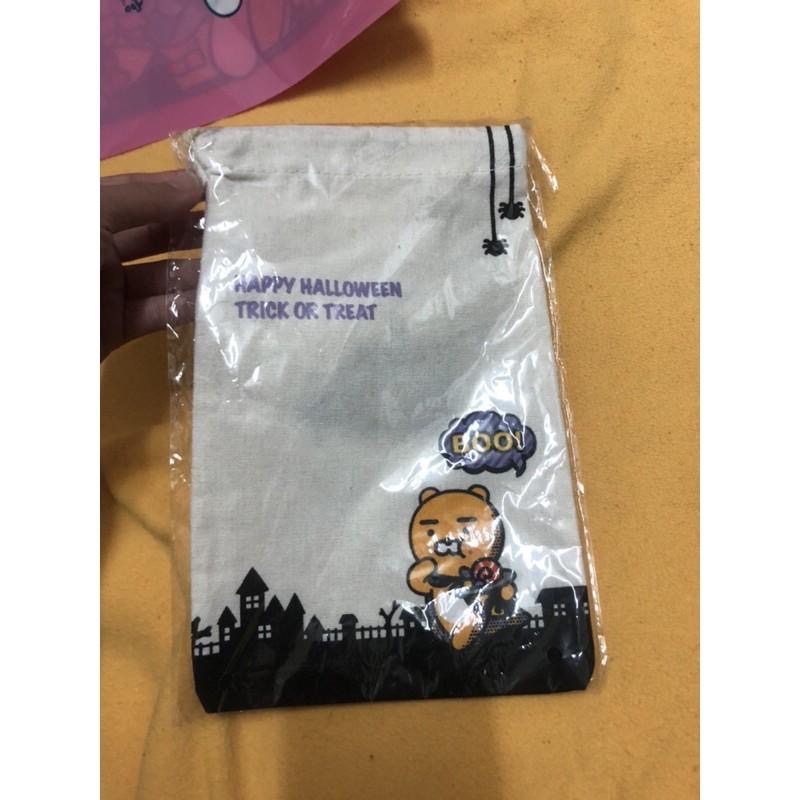 只有一個 kakao Friends 萊恩 Ryan 萬聖節 束口袋 萬聖節束口袋 萊恩 萬聖糖果束口袋 束口袋 袋子-細節圖6