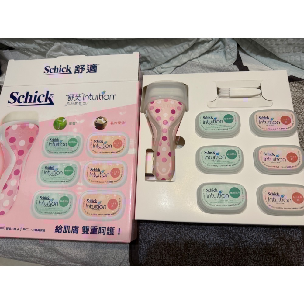 拆售 好市多代購 Schick Intuition 舒適 舒芙仕女除毛刀 刀把 替換刀頭 刀片 舒芙仕 除毛刀 敏感肌-細節圖2