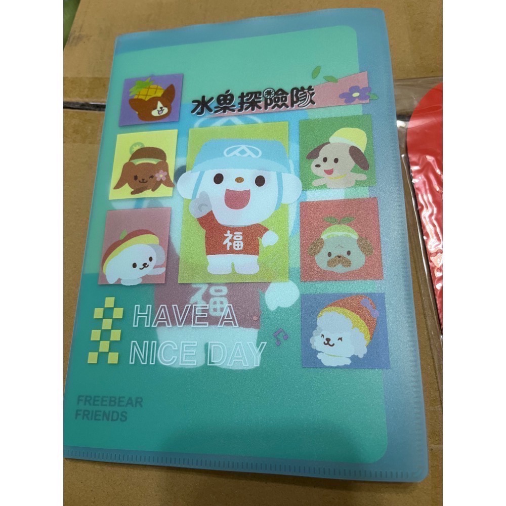 現貨全新🔥 福利熊水果探險隊資料夾筆記本組 福利熊撲克牌 全支付紅包 福利熊筆記本 記事本 資料夾 紅包 撲克牌♠️-細節圖2
