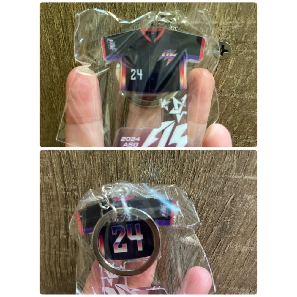 2024中華職棒明星賽 扭蛋ALL STAR 台灣隊 球衣造型手機架 香包鑰匙圈 君白/秀秀子/DORA/潘威倫/曾峻岳-細節圖7