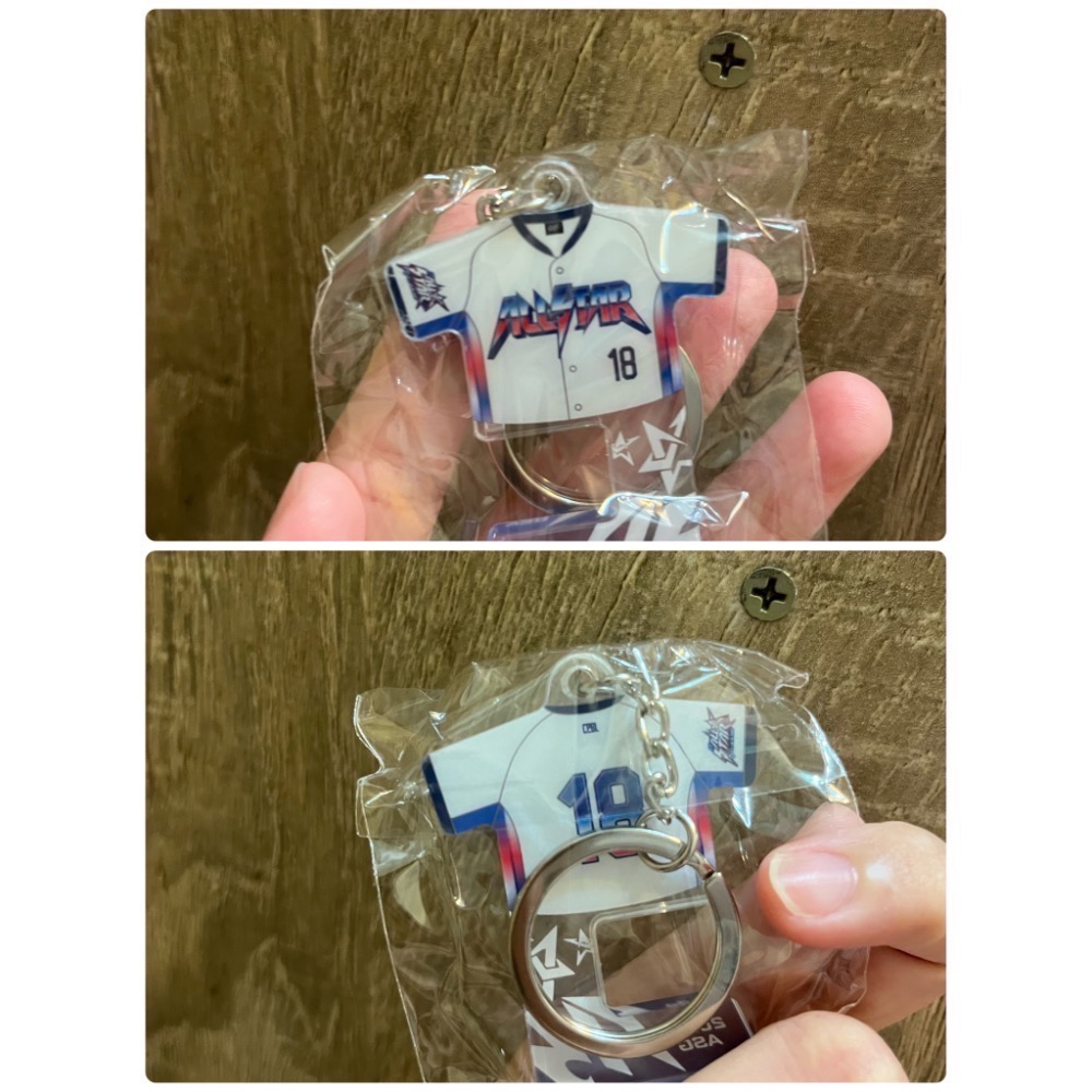 2024中華職棒明星賽 扭蛋ALL STAR 台灣隊 球衣造型手機架 香包鑰匙圈 君白/秀秀子/DORA/潘威倫/曾峻岳-規格圖10