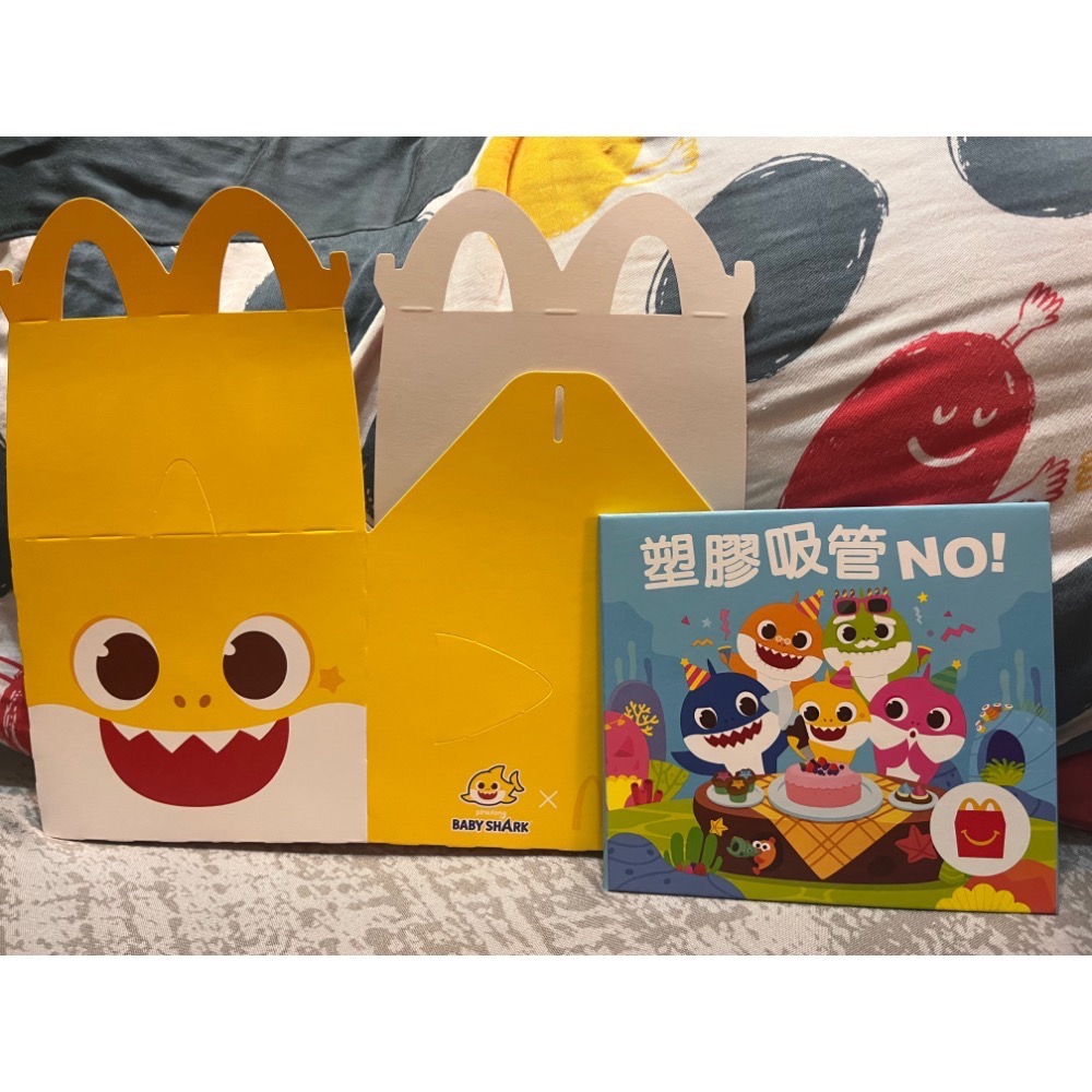 全新 麥當勞鯊魚寶寶讀本 節能鯊魚寶寶/珍惜食物/大戰垃圾大魔王/塑膠吸管 Baby Shark 鯊魚寶寶讀本 兒童讀本-規格圖7
