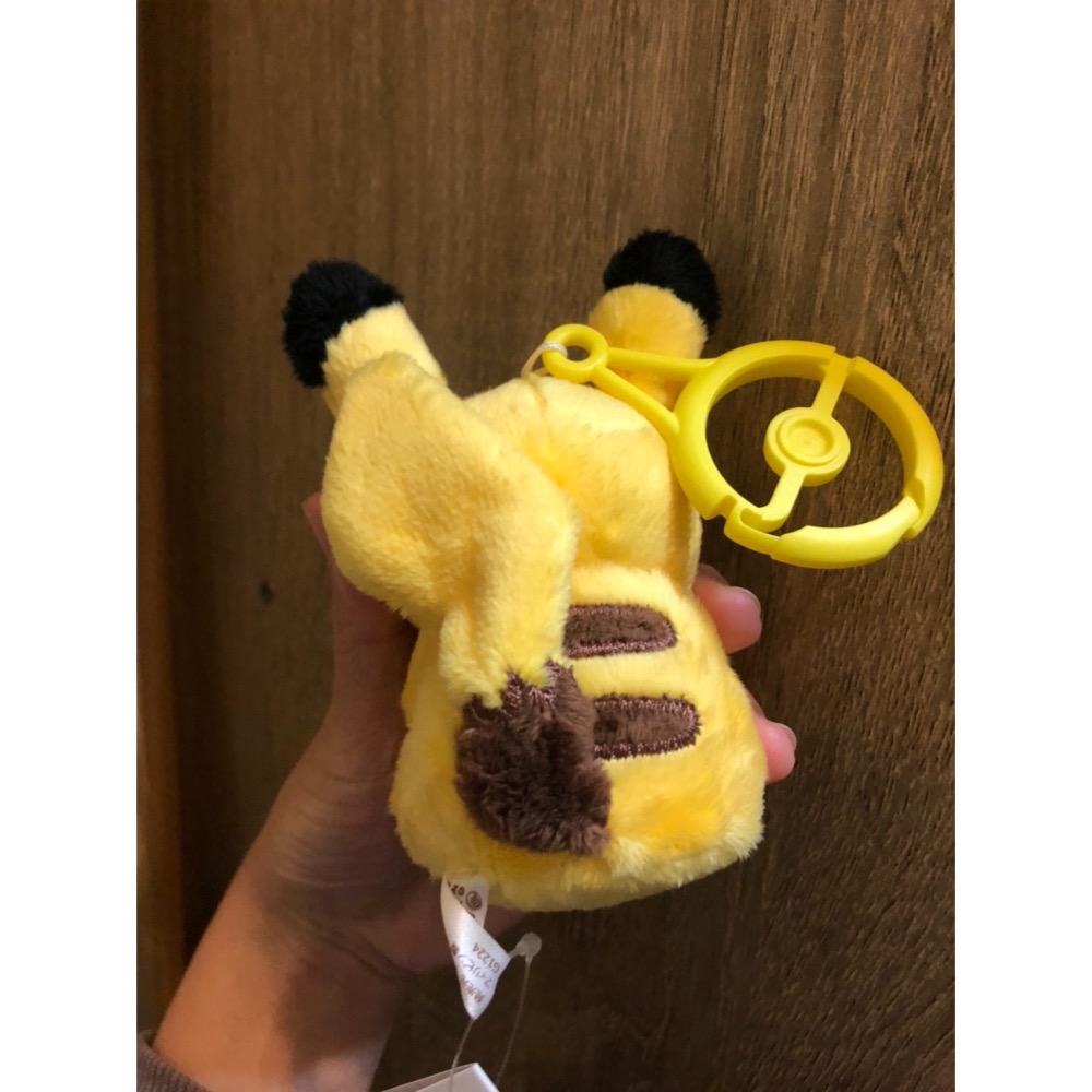 現貨 寶可夢中心Pokémon Center限定 伊布 水伊布 皮卡丘 附扣環吉祥物 掛飾 玩偶掛環 扣環掛繩 皮卡-細節圖3
