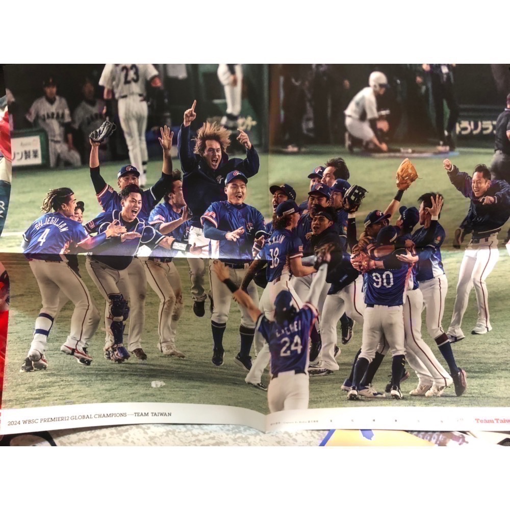 全新現貨 新活水 2024世界棒球12強賽冠軍🏆 文化總會雜誌 含3張海報 Our Team, Our Taiwan!-細節圖3