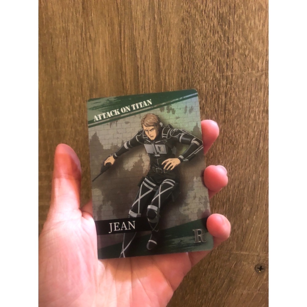 進擊的巨人快閃店閃卡 人物卡 艾蓮巨人 進擊的巨人 約翰 阿爾敏 萊納 超大型巨人 艾連 巨人收藏卡 進擊的巨人期間限定-規格圖6