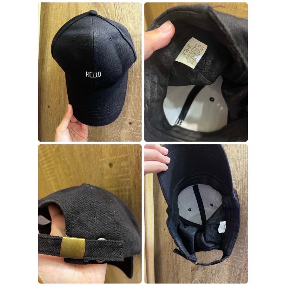 出清 二手帽子 棒球帽/漁夫帽 老帽 帥氣帽子 棒球帽 素色帽 黑色帽子 男女適用 繽紛帽 棒球帽 畫家帽 帽子-細節圖7