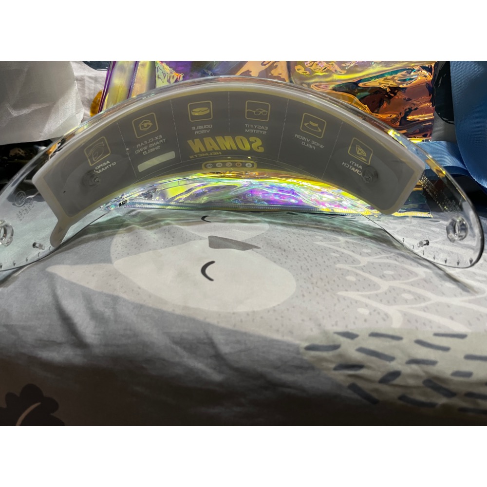 轉售 全新 EVO CA961安全帽鏡片 原廠透明鏡片 鏡片 evo鏡片 全罩式安全帽 透明款-細節圖2