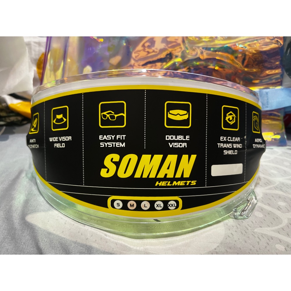 轉售 全新 EVO CA961安全帽鏡片 原廠透明鏡片 鏡片 evo鏡片 全罩式安全帽 透明款-規格圖4