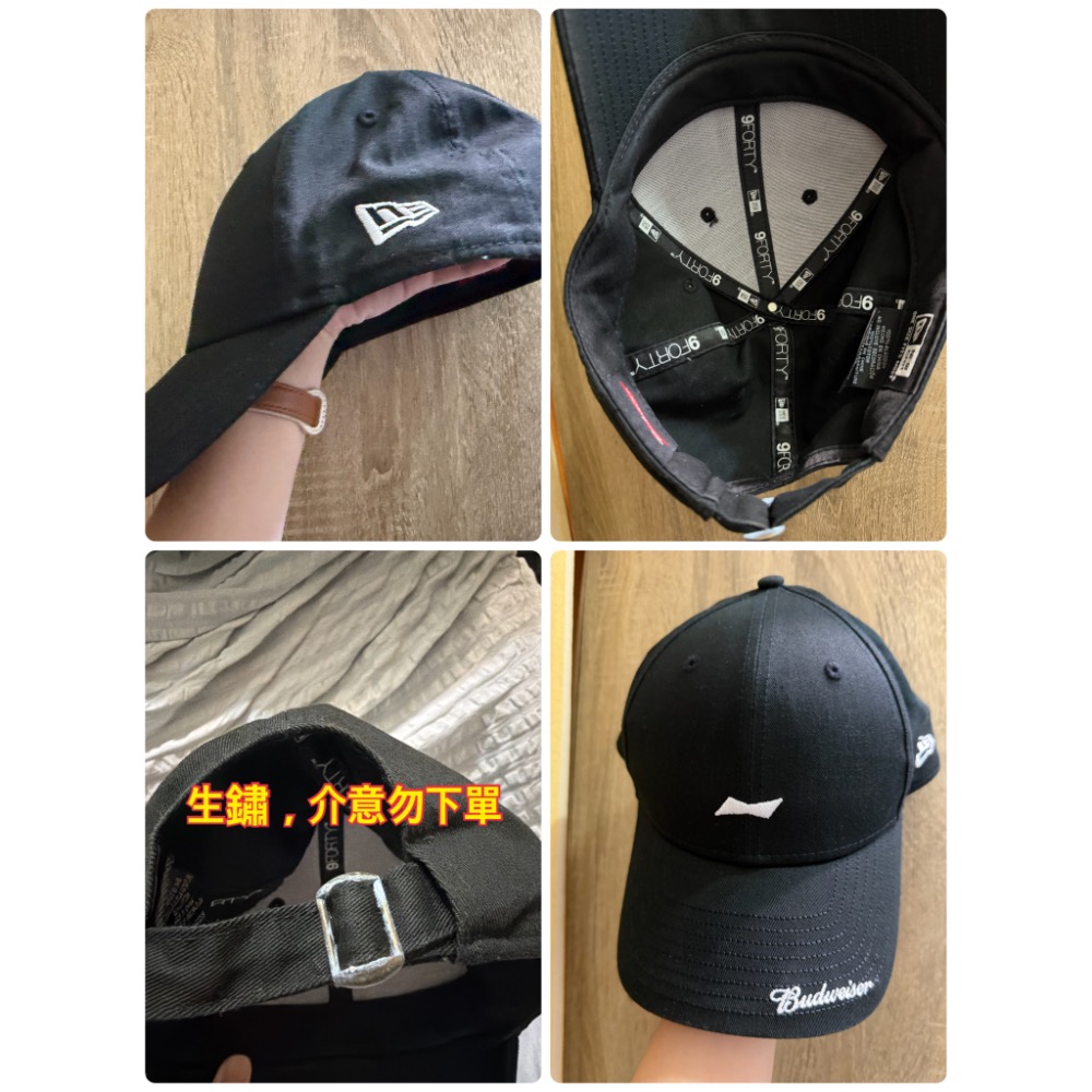 二手 已清洗乾淨 Friends毛帽/鴨舌帽 9FOR棒球帽 休閒帽 男女適用 帽子 9FORTY 黑色帽子 運動帽-細節圖5