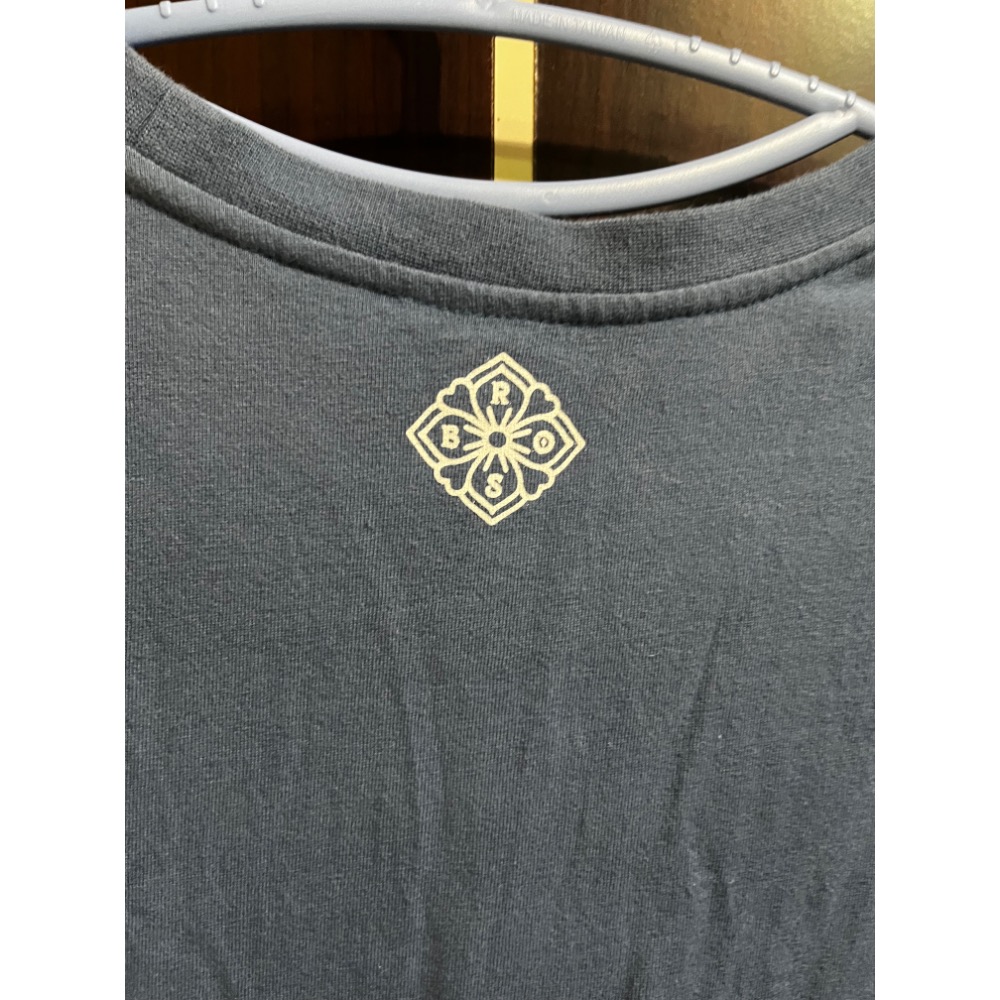 二手 中信兄弟短袖T 短T 口袋短T 短袖上衣 兄弟 中華職棒 Brothers 尺寸S 藍色上衣 女上衣-細節圖3