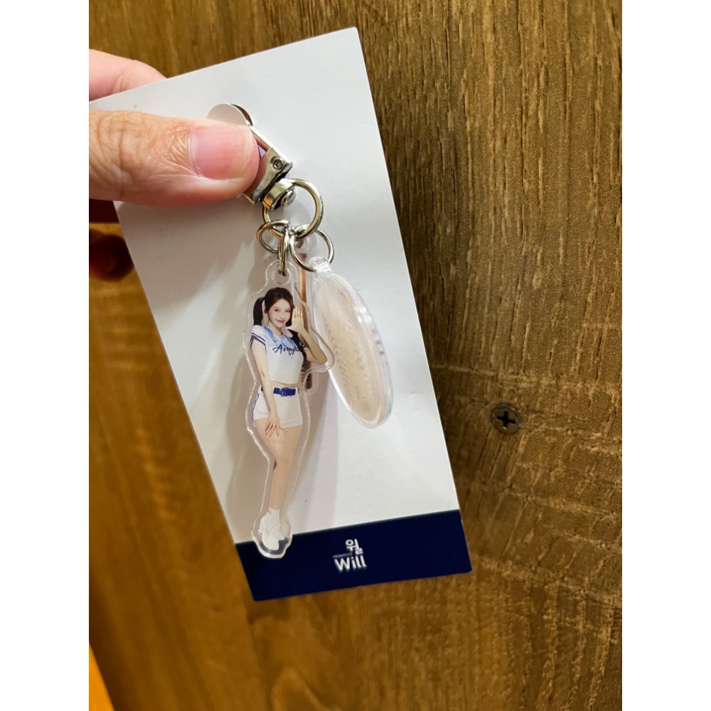 全新 will發酵乳贈品 李雅英鑰匙圈 雅英 富邦angels 壓克力鑰匙圈 李雅英 棒球迷收藏 fubon鑰匙扣 吊飾-細節圖3