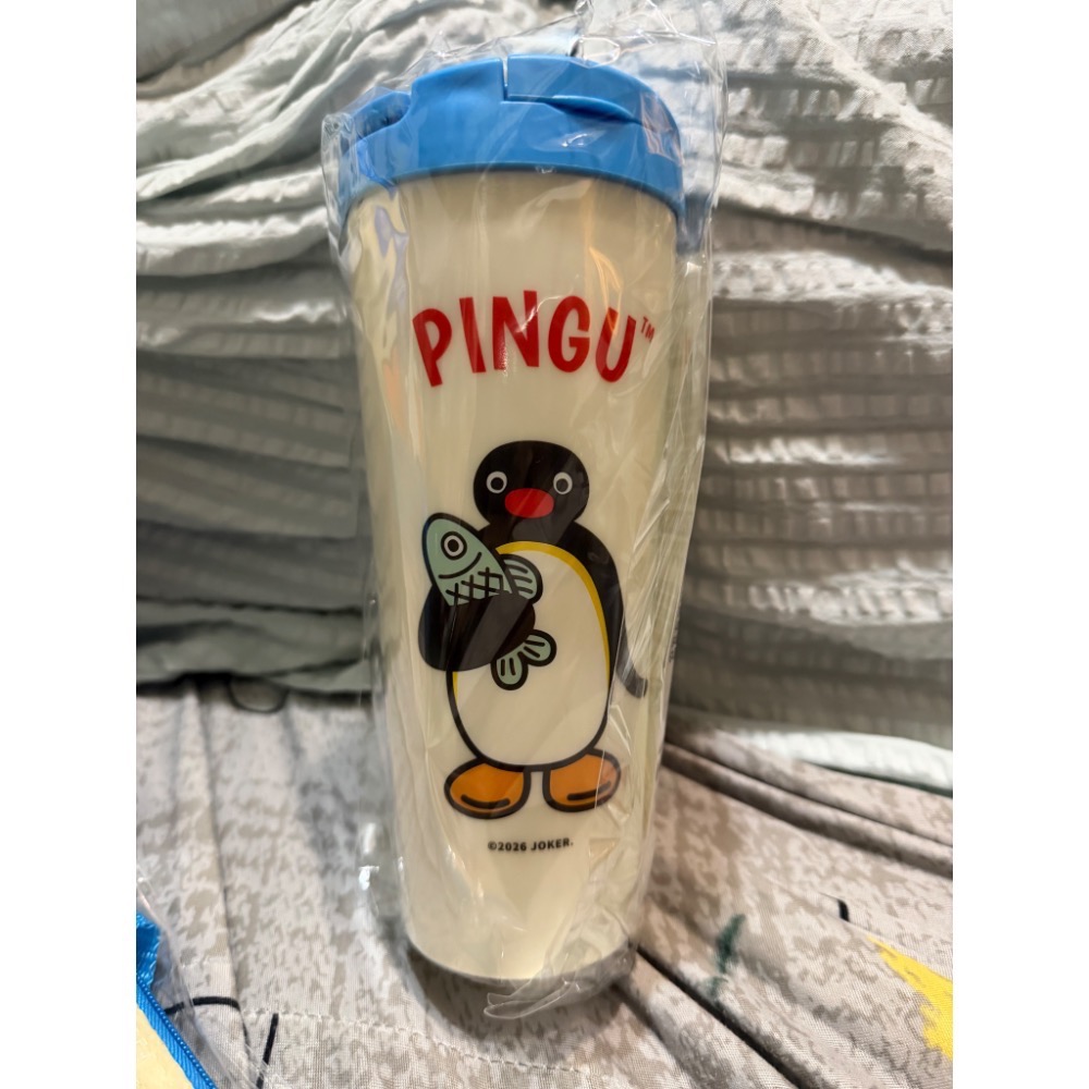 轉售 全新 全家企鵝福袋 企鵝家族PINGU 提把水瓶/輕巧便當袋/開窗收納包 曬娃包 便當袋 手提袋 水瓶 水杯 水壺-規格圖9