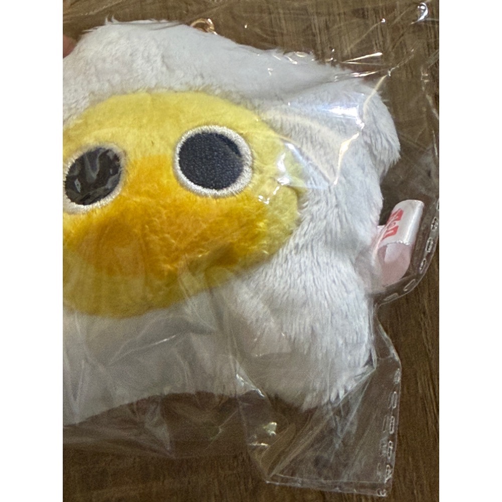 全新現貨 嘉義玩偶工廠 荷包蛋吊飾火雞肉飯玩偶配菜 荷包蛋 娃娃 雞肉飯配件 鑰匙圈 掛飾 玩偶 太陽蛋 包包配件-細節圖5