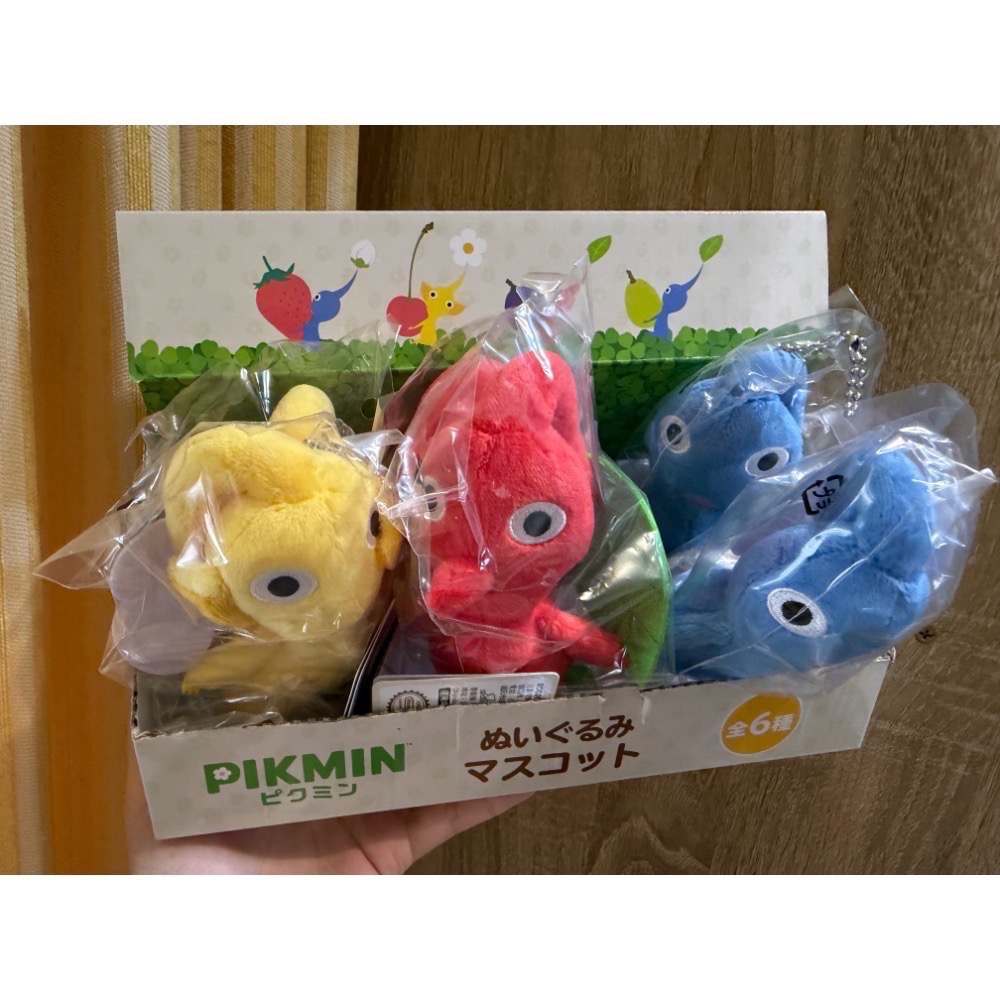 正版現貨 7-11 皮克敏絨毛娃娃吊飾 pikmin 皮克敏 黃皮 紅皮 藍皮 娃娃 三英貿易 吊飾娃娃 中國製 超商-細節圖2