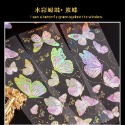 花花蝴蝶鐳射燙金防水貼紙 maylee-規格圖11