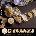 PET燙金防水紙膠帶 植物花朵系列 maylee-規格圖10