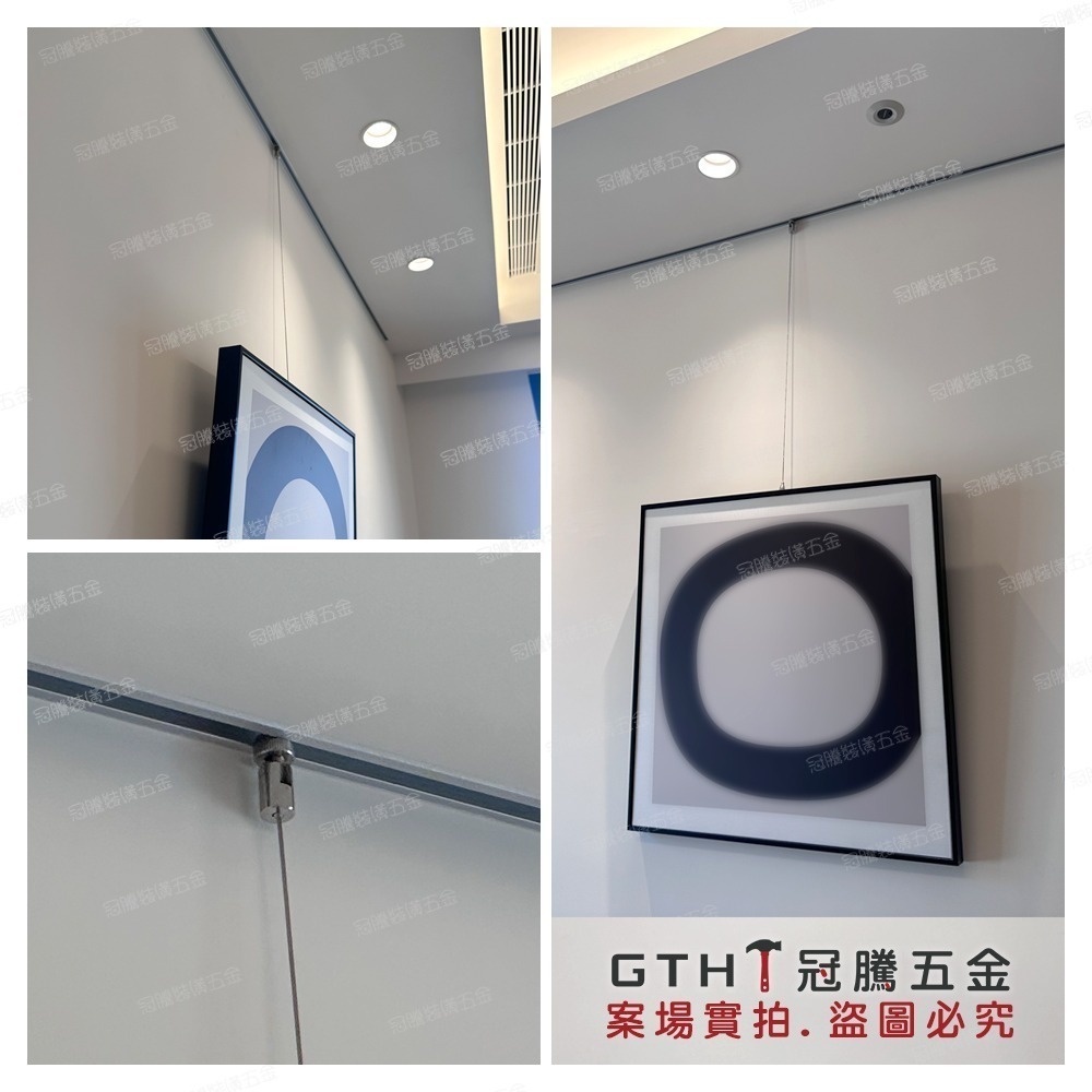 吊圖附子 正入 掛圖器 掛畫器 掛畫鉤 吊圖鋼索 吊圖 圖勾 掛畫滑軌 掛畫鋼索 台灣製造【GTH冠騰五金】-細節圖4