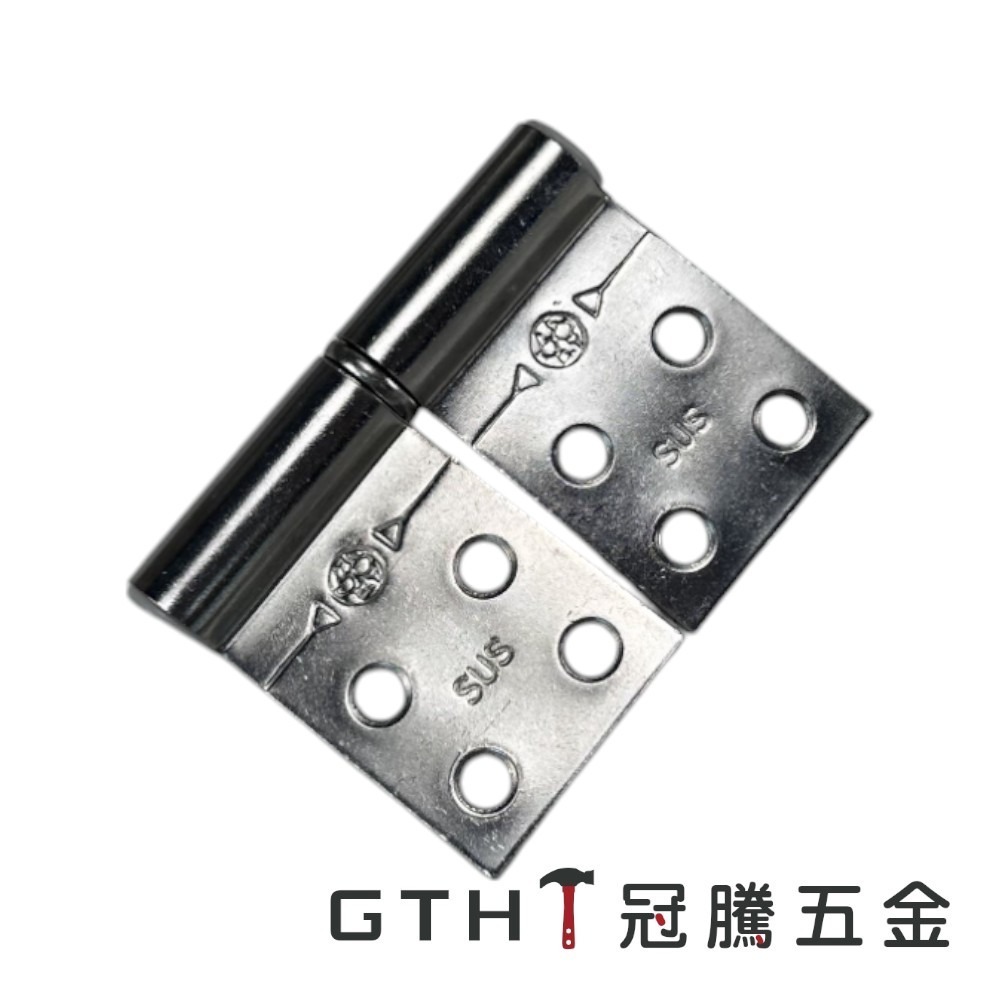 Art 塑鋼丁雙 可拆 白鐵 角鏈 塑鋼 浴室 旗型 鉸鍊 鉸鏈 合頁 活頁 後鈕 不鏽鋼 門【GTH冠騰五金】-細節圖3