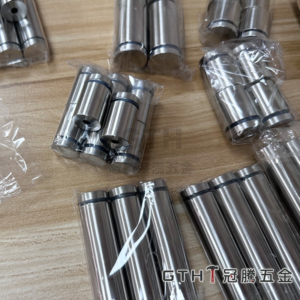鏡珠 不鏽鋼 長腳 玻璃鏡珠 固定器 壓克力框 展示架 DM 廣告釘 廣告螺絲釘 裝飾珠 裝飾螺絲【GTH冠騰五金】-細節圖2