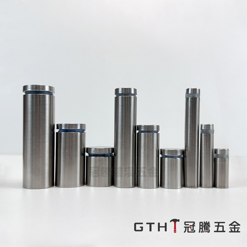 鏡珠 不鏽鋼 長腳 玻璃鏡珠 固定器 壓克力框 展示架 DM 廣告釘 廣告螺絲釘 裝飾珠 裝飾螺絲【GTH冠騰五金】-規格圖4