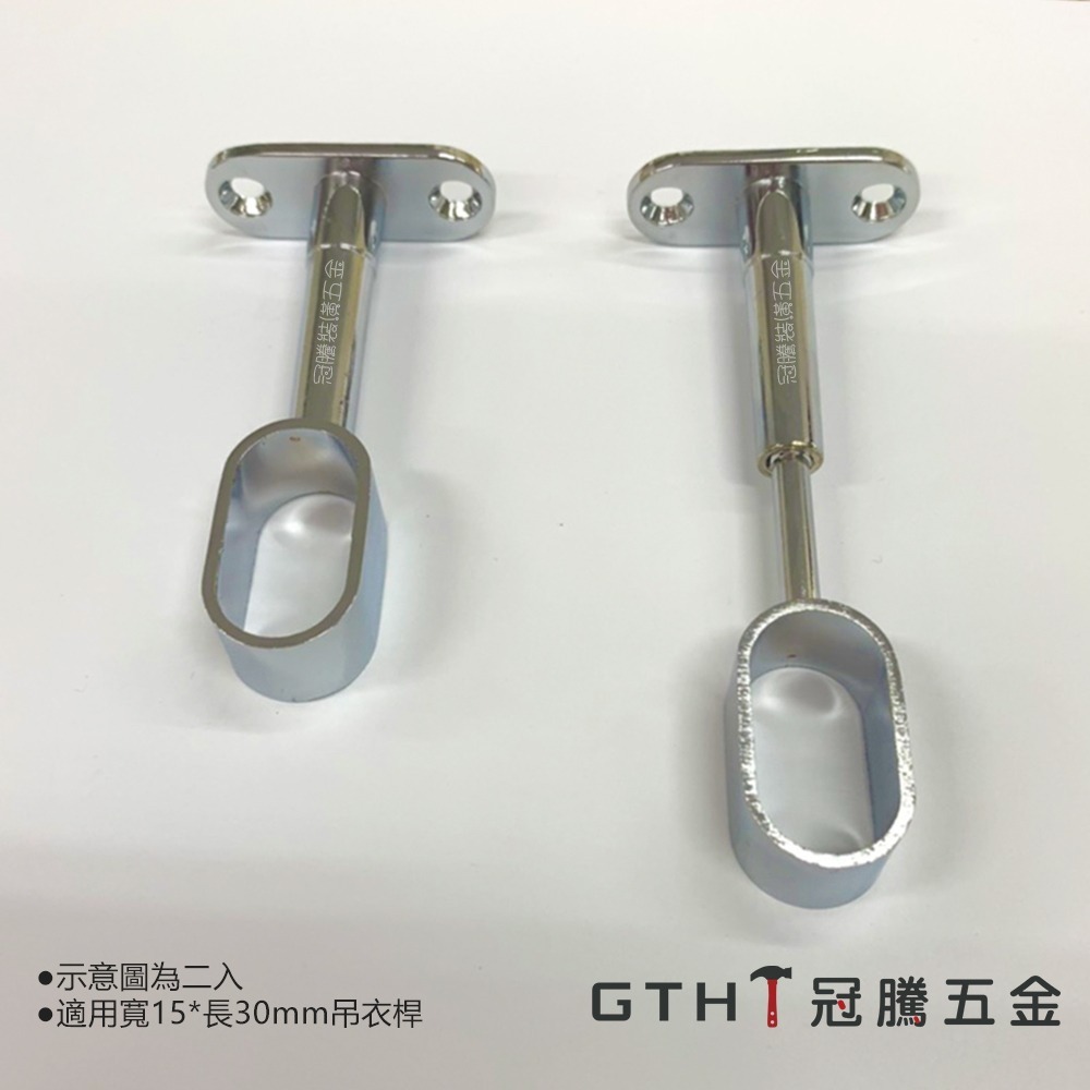 可調式目玉 管頭 封蓋 封口 中空 中通 目玉 吊衣桿 O型管 衣桿托 五金 系統家具 台灣製【GTH冠騰五金】-規格圖4