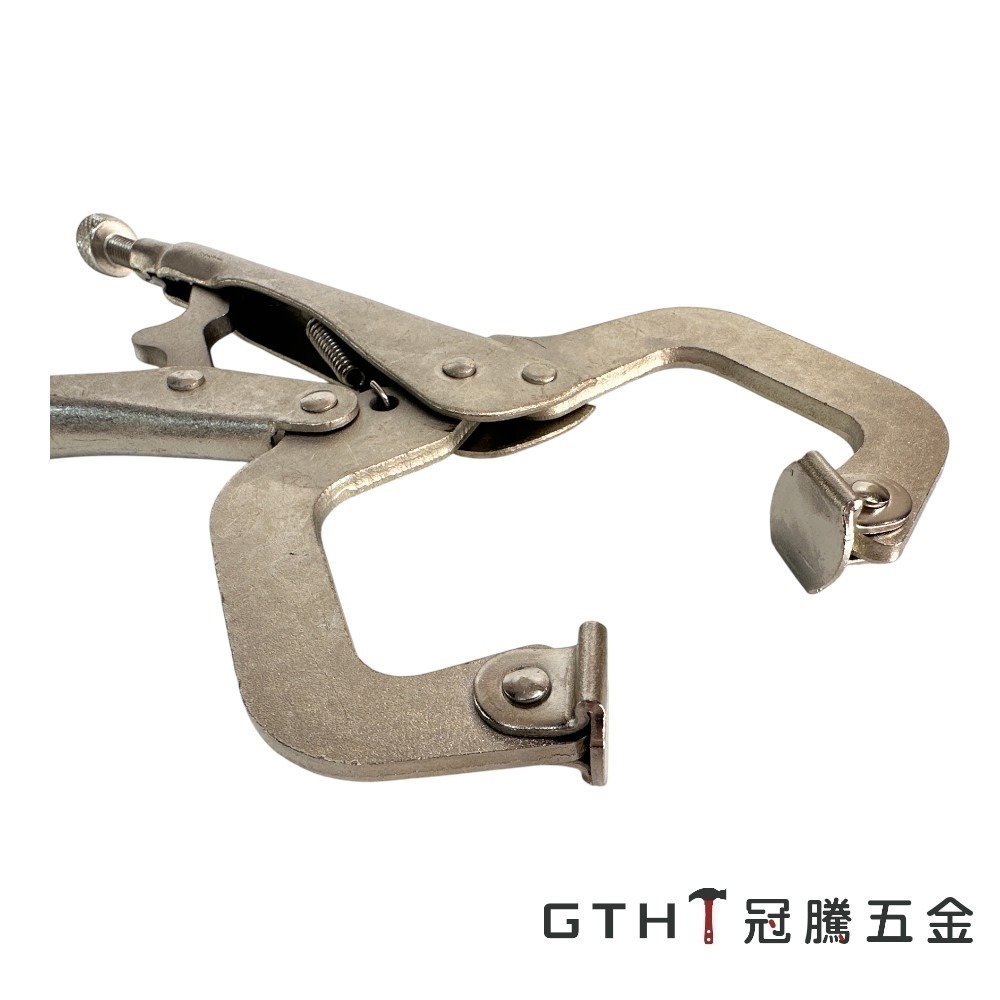 強力C型萬能鉗 6吋/11吋 大力鉗 C型夾 萬能鉗 固定鉗 C型固定鉗 C型活動鉗 活動鉗 木工夾【GTH冠騰五金】-細節圖2