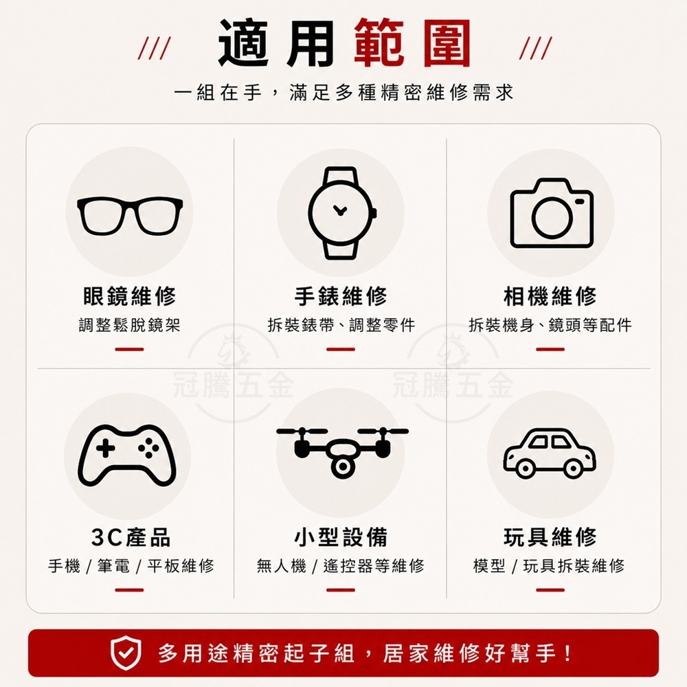 多功能螺絲起子組 25合1 小皮夾 精密螺絲 工具組 維修 拆機 手機 眼鏡 筆電【GTH冠騰五金】-細節圖4