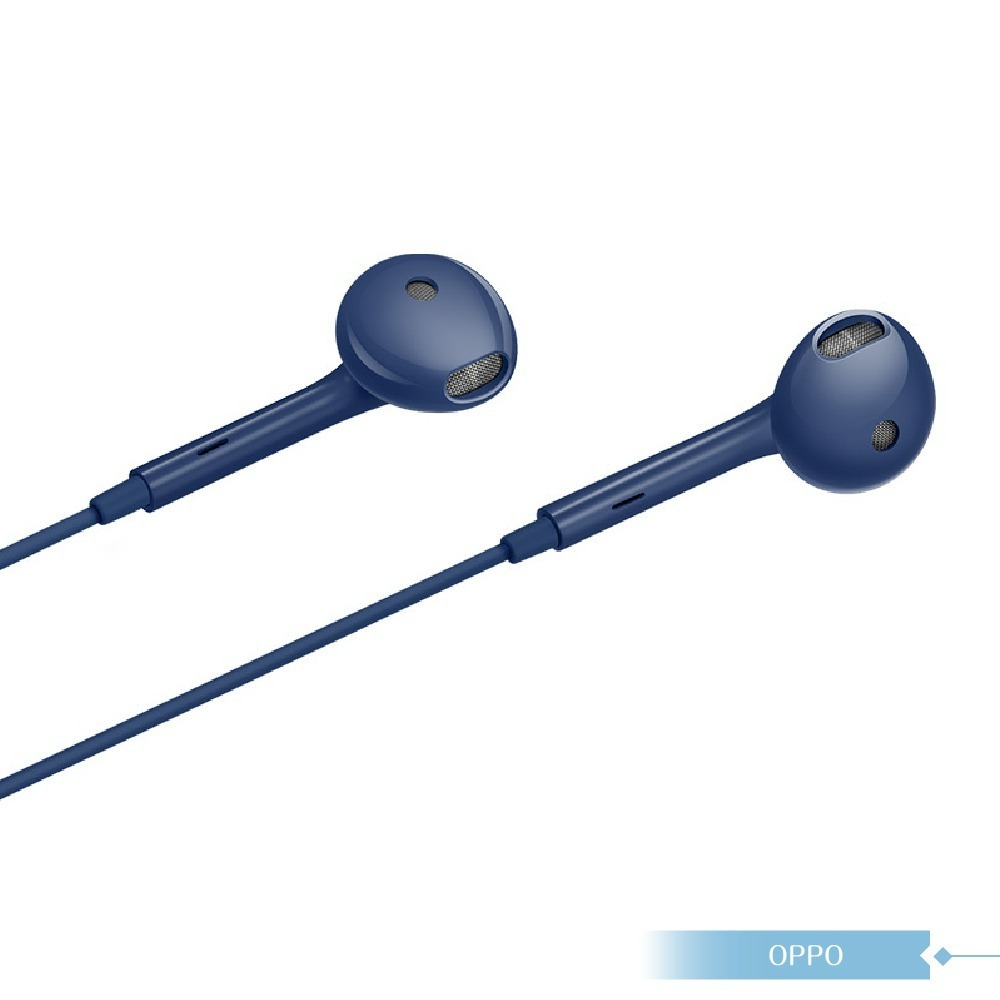 OPPO MH135 原廠高品質半入耳式耳機 3.5mm / 線控接聽鍵 - 藏藍【盒裝】-細節圖3