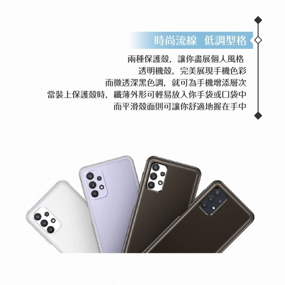 【買一送一】Samsung三星 原廠Galaxy A32 5G專用 輕薄透視背蓋【公司貨】-細節圖9
