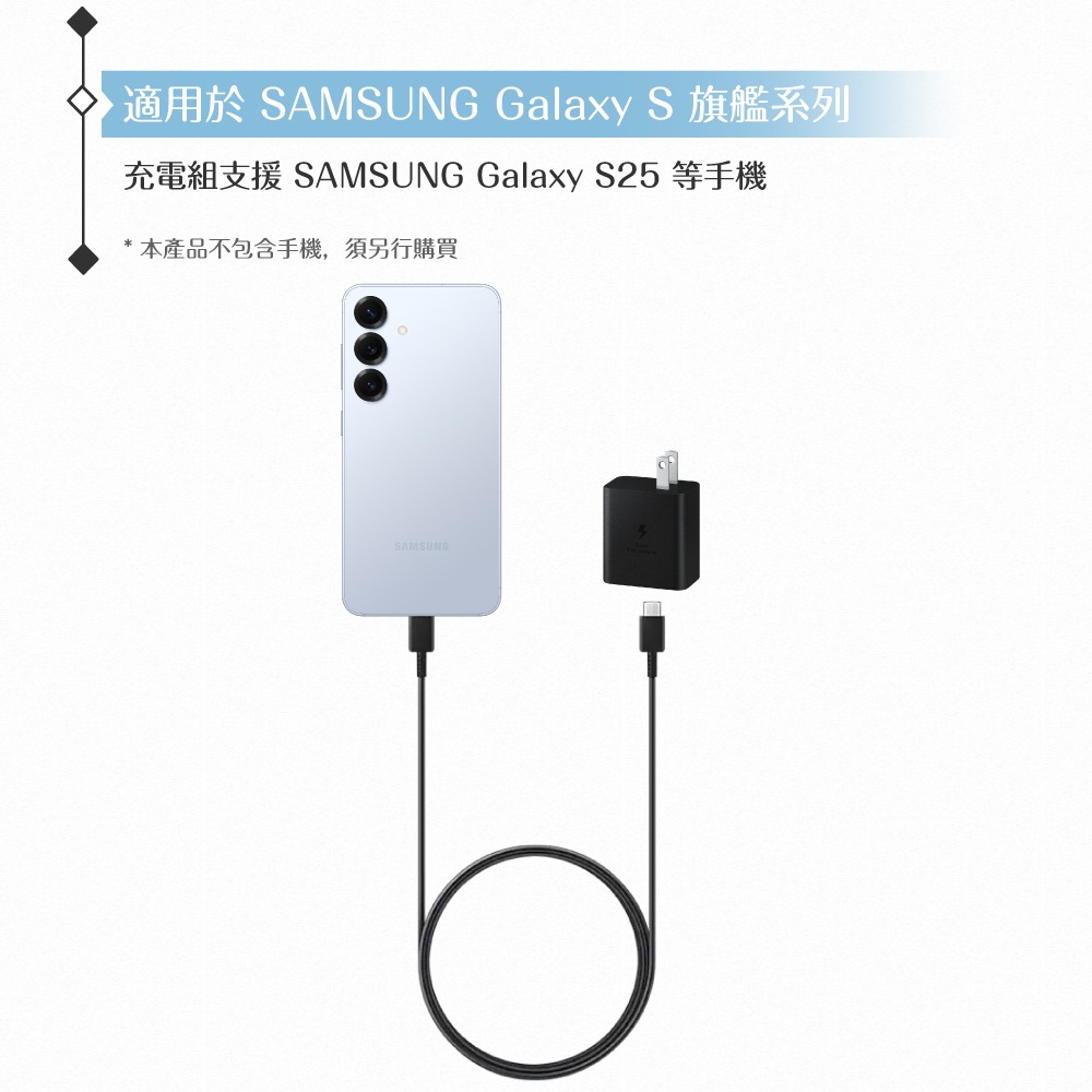 Samsung T4510 正原廠盒裝組/ 45W 閃充頭+5A雙Type C線1.8m (for S25 S24系列)-細節圖9