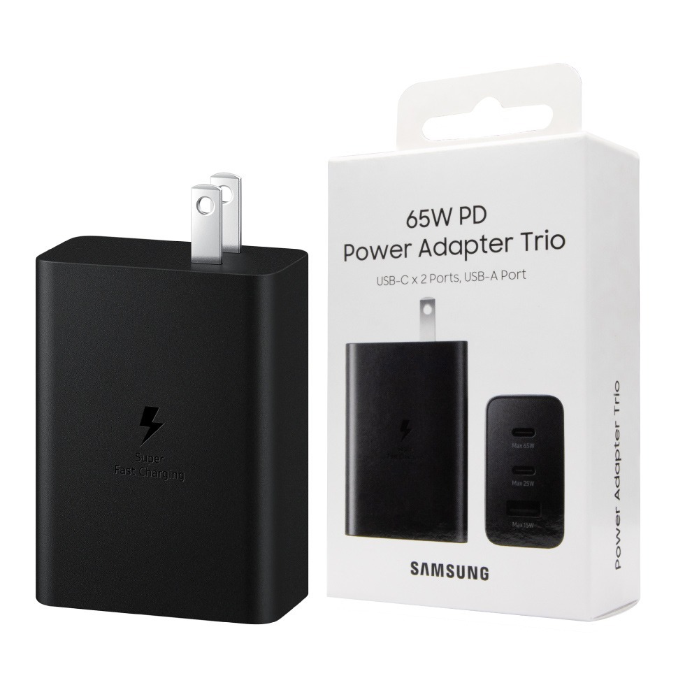 Samsung三星 原廠公司貨T6530 / 65W PD 三孔快充旅充頭 (盒裝)-細節圖2