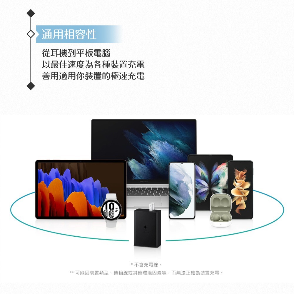 Samsung三星 原廠公司貨T6530 / 65W PD 三孔快充旅充頭 (盒裝)-細節圖9