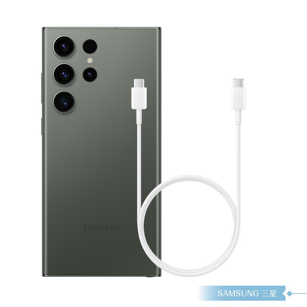 Samsung 原廠公司貨EP-DA705 3A 雙Type C傳輸線1m -白 ( for S24/S23系列 )-細節圖4