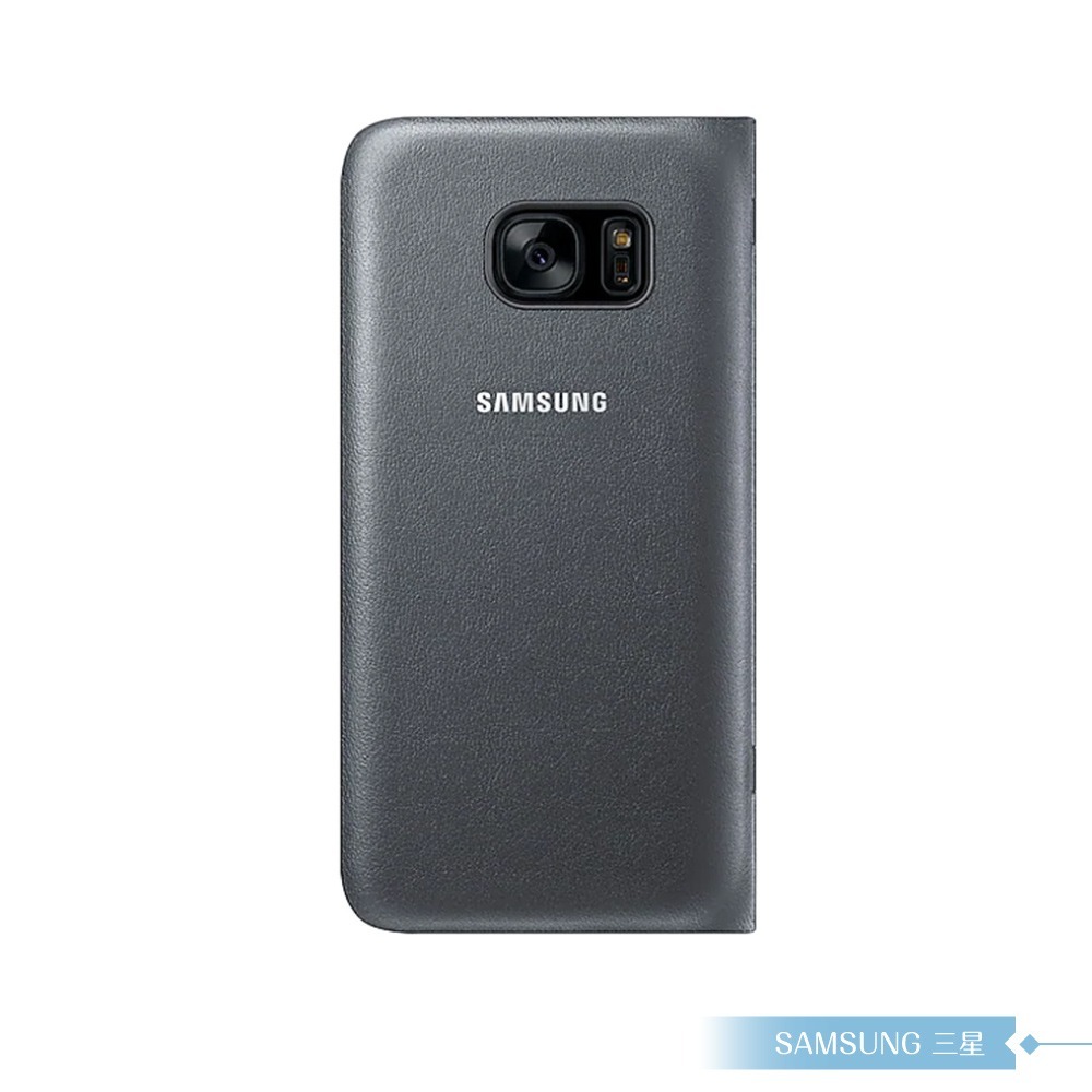 Samsung三星 原廠Galaxy S7 G930專用  LED皮革翻頁式皮套 可插卡 /側翻書本保護套-細節圖3