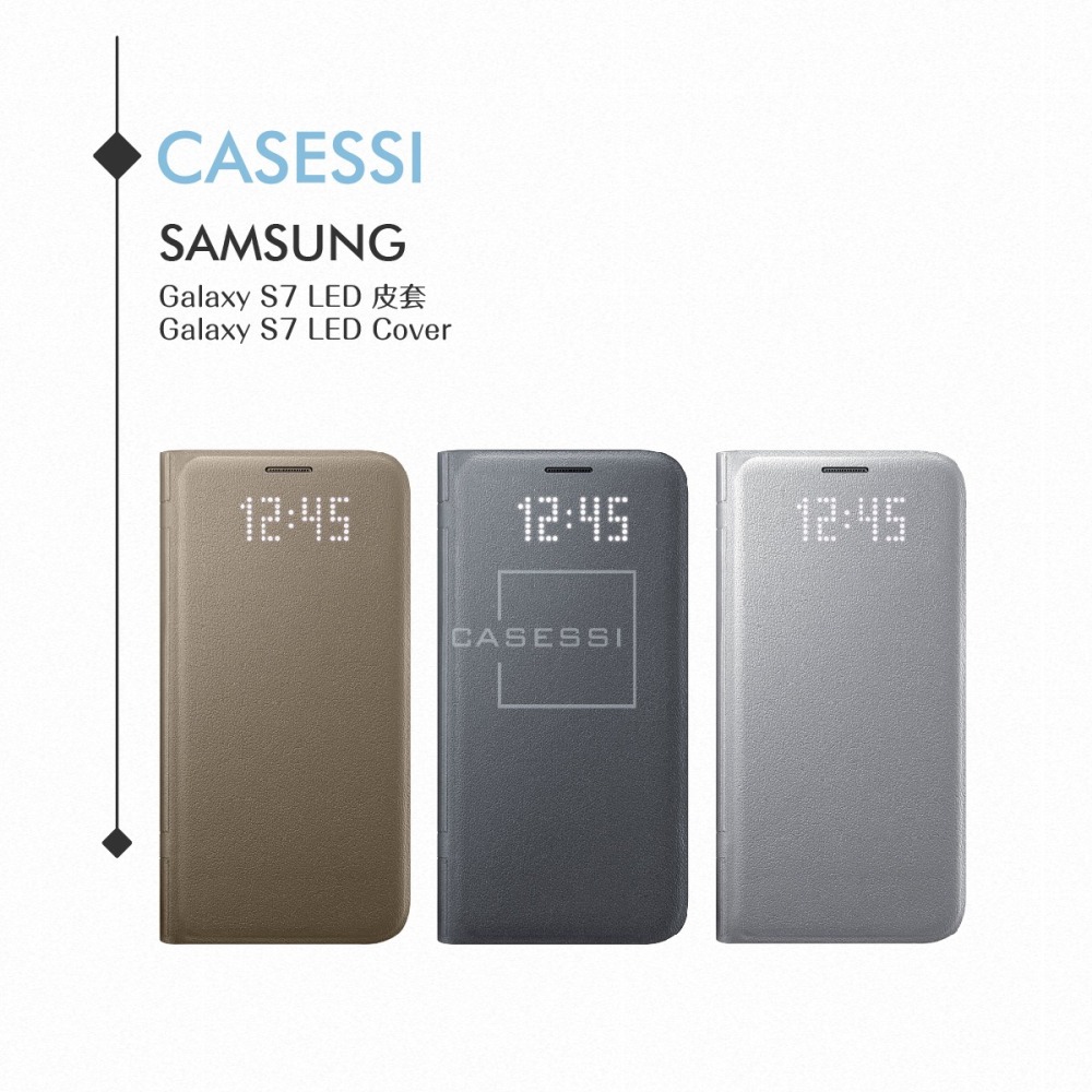 Samsung三星 原廠Galaxy S7 G930專用  LED皮革翻頁式皮套 可插卡 /側翻書本保護套-細節圖5