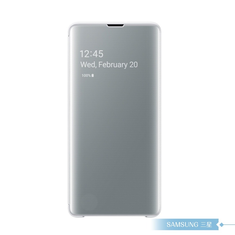 Samsung三星 原廠Galaxy S10+ G975專用全透視感應皮套【公司貨】Clear View-細節圖2